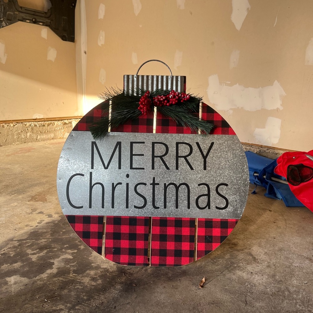 christmas wood sign for photography o decoration